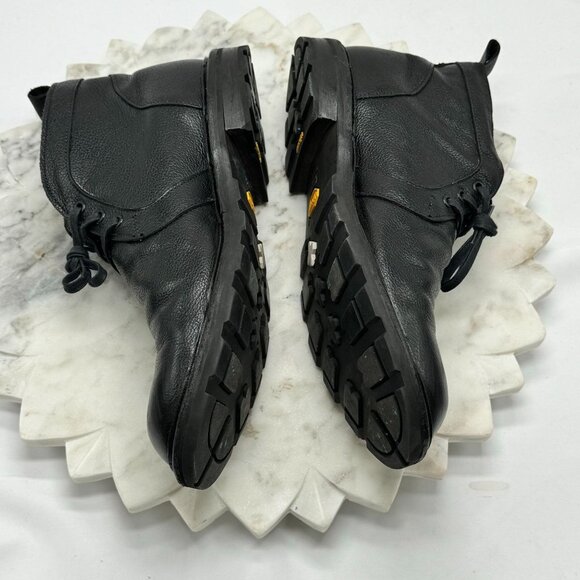 Allen Edmonds ALPINE Weatherproof Genuine Leather Chukka Boots 9D Black Grain - Picture 10 of 16